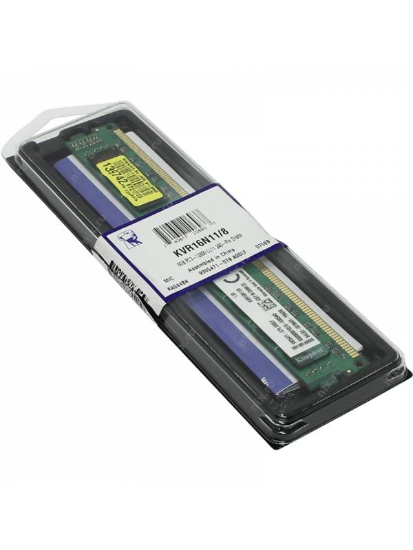 DDR3  8GB/1600 KINGSTON PN: KVR16N11/8 EAN: 740617206937
