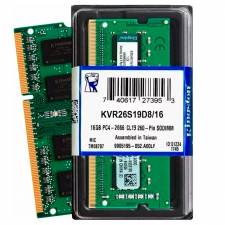 SODIMM DDR4 16GB/2666 KINGSTON PN: KVR26S19D8/16 EAN: 740617280623